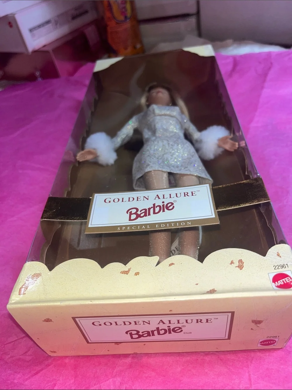 1999 Mattel Barbie Golden Allure Special Edition NRFB
